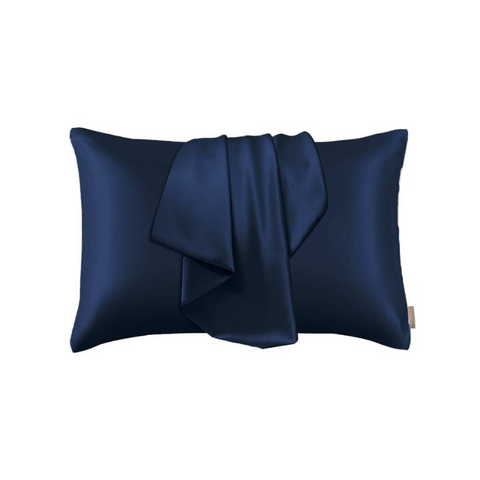 Taie D'oreiller Rectangle Pure Soie - Bleue Nuit Emily's Pillow