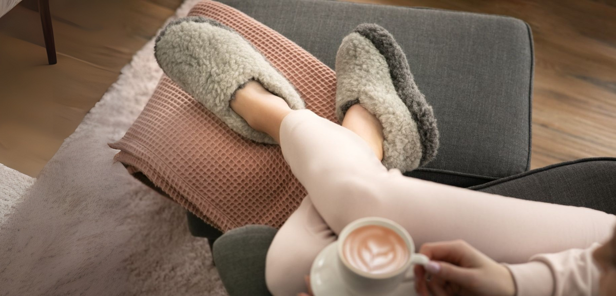 chaussons en laine