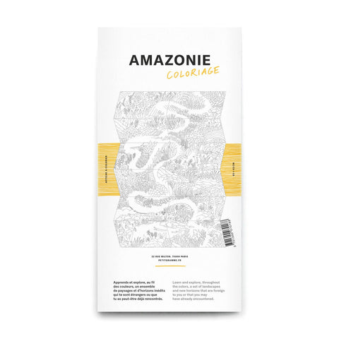 Affiche à colorier Amazonie
