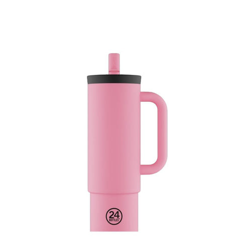 Straw Cup - 800ml - Flamingo