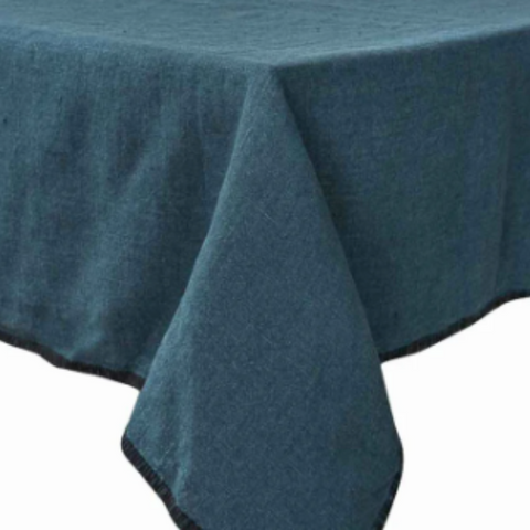 Nappe en lin 160X250 BLEU DE PRUSSE