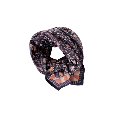 Big Foulard Latika Cactus - Cactus Navy