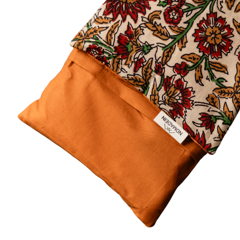 Bouillotte sèche en graines de lin - Fleurs