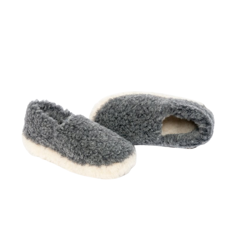 Chaussons Yoko Wool en laine – Graphite
