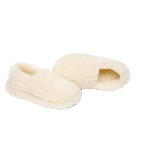 Chaussons Yoko Wool en laine – Naturel