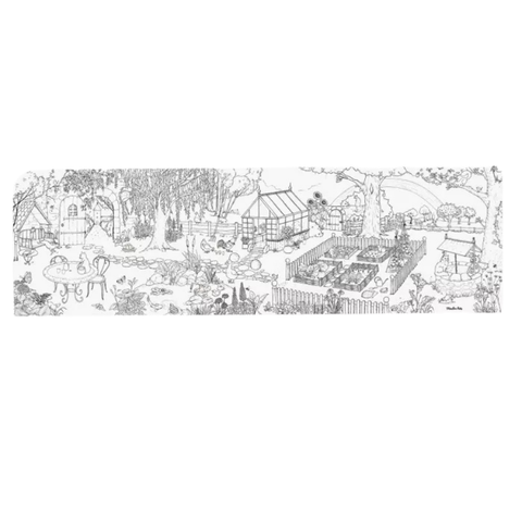 Coloriage géant Le Jardinier 