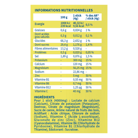 Electrolytes et vitamines - Citron frais coutume store 2