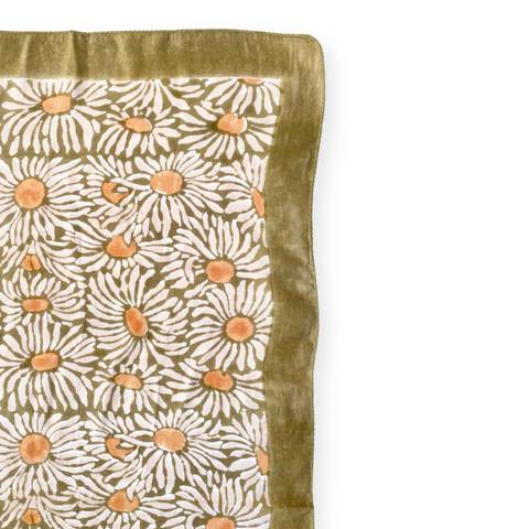 Foulard Lalavida "Marguerite - Olive apaches