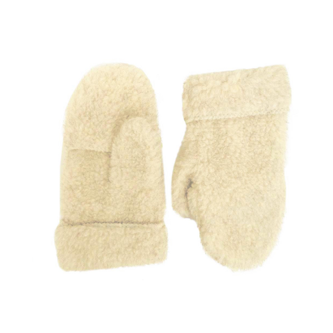 Gants-mitaines en laine Yoko Wool - Naturel
