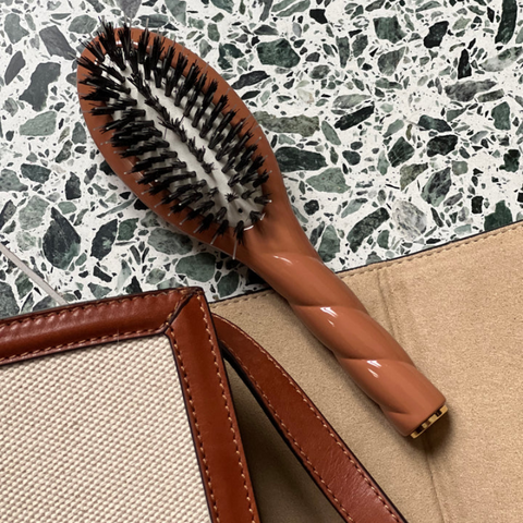 Petite Brosse À Cheveux "L'Indispensable" N.02 - Terracotta