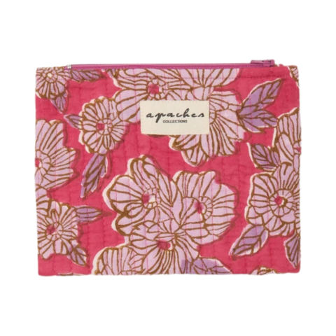 Mini Pochette Mana "Bloom" - Magenta apaches