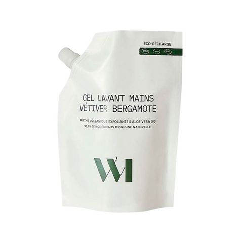Éco-Recharge Gel Lavant Mains Exfoliant - Vétiver & Bergamote - 500ml