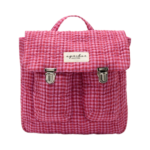 Sac à Dos Suji "Khadi" - Fuchsia apaches