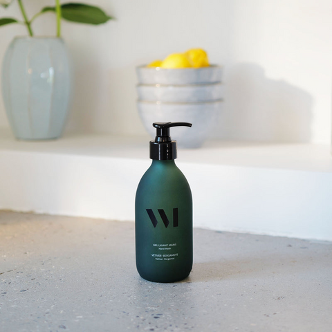 Flacon Gel Lavant Mains Exfoliant - Vétiver & Bergamote - 290mL