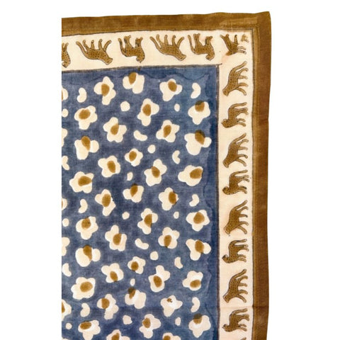 Big Foulard Dupatta - Léopard Météorites