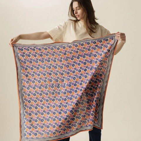 Big Foulard Latika - Paquerette Macadamia