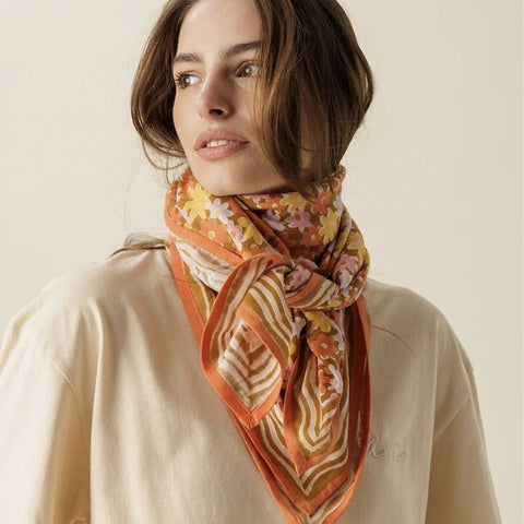 Big Foulard Latika - Paquerette Tapenade