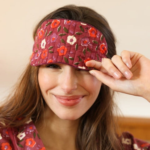 Masque de nuit Lila - Lison cabernet