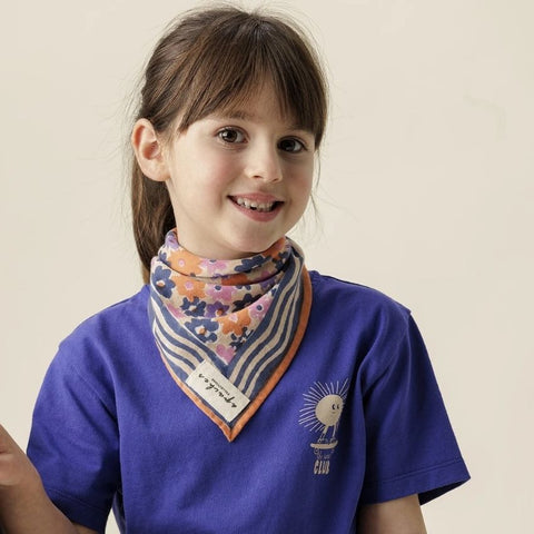 Small Foulard Manika - Paquerette Macadamia