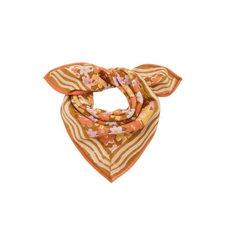 Small Foulard Manika - Paquerette Tapenade
