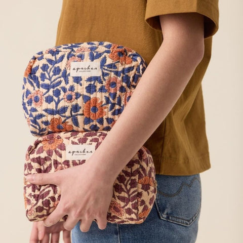 Small Trousse Gaya - Coeur Bleu Royal