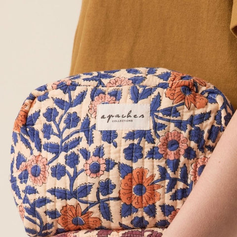 Small Trousse Gaya - Coeur Bleu Royal