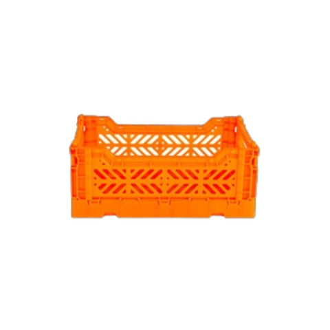 Caisse de rangement pliable Mini - Neon Orange