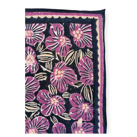 Big Foulard Latika - Amaryllis Navy Cherry