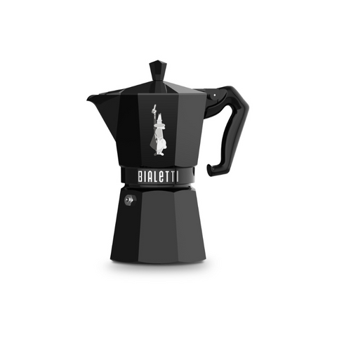 Cafetière Moka noire 6 tasses