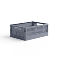 Caisse de rangement pliable - M - Bleu Gris - Coutume