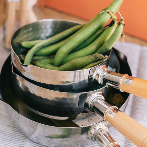 Casserole Japonaise En Inox Martelé Yukihira - 22cm Yoshikawa