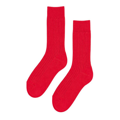 Chaussettes en mérinos - 36/40 - Rouge