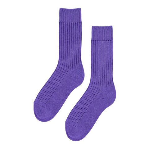 Chaussettes en mérinos - 36/40 - Violet