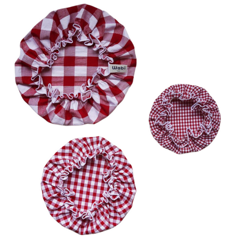 Set De 3 Charlottes Couvre-Plat - Confiture Fraise