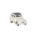 Voiture miniature en métal Citroën 2 CV - Blanche Goki