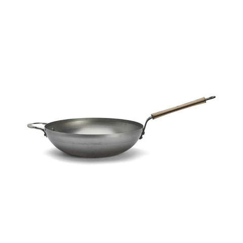 Wok En Acier Mineral - B Bois Ø32cm