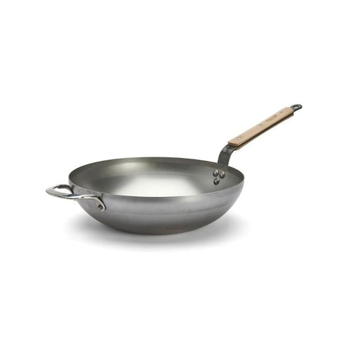 Wok En Acier Mineral - B Bois Ø32cm