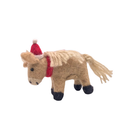 Poney de Noël