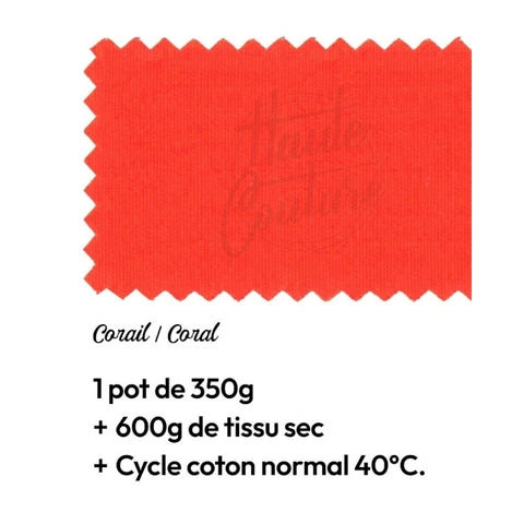 Teinture Textile - Corail