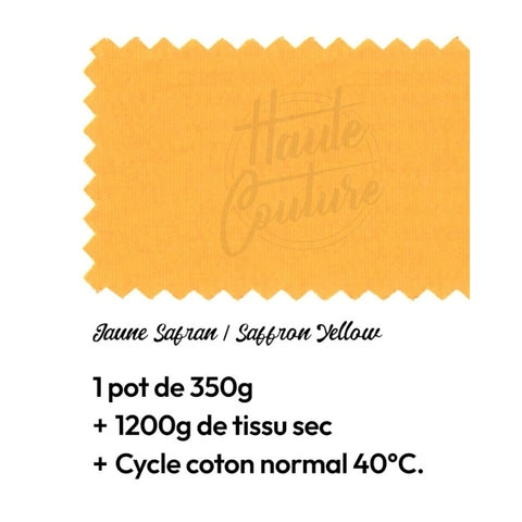 Teinture Textile - Jaune Safran