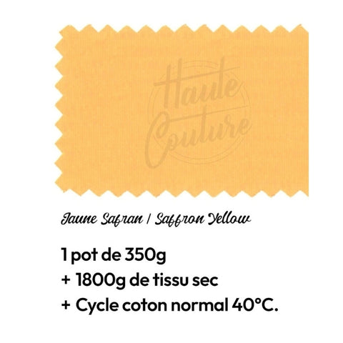 Teinture Textile - Jaune Safran