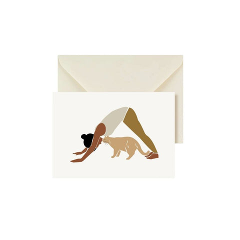Carte Cat Yoga