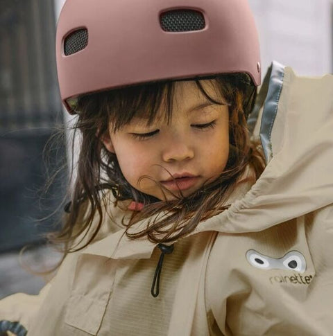 Imperméable enfant pour siège vélo - Beige