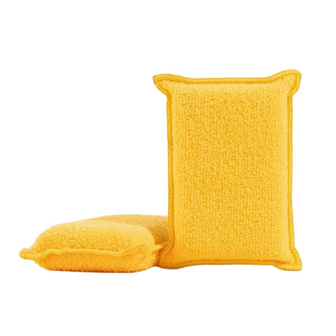 Éponge Lavable Jaune - salle de bain