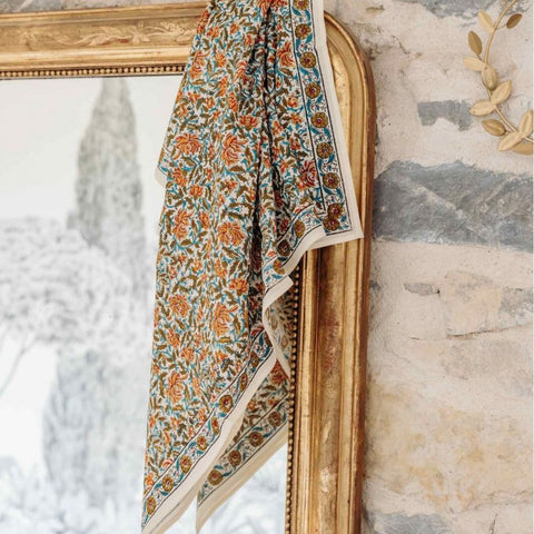 Foulard  en coton - Reema Olive Jamini Design