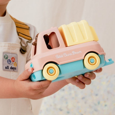 Camion Poubelle Petit Ours Brun - Pêche