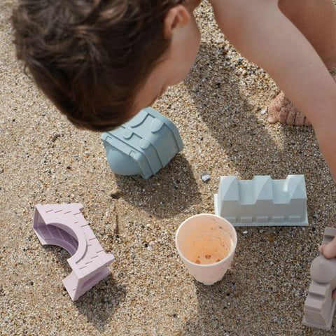 Set de plage en silicone - Soft pastel