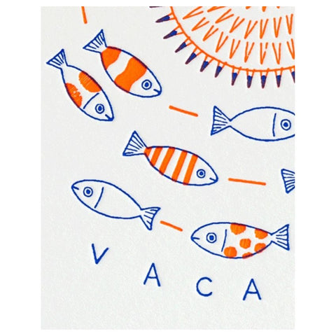 Carte "Bonnes vacances" - Amélie Fontaine