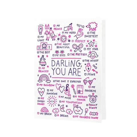 Carte "Darling you are" - Steffie Brocoli