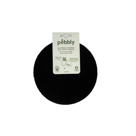 Lot de 2 Filtres Anti-Odeurs pour Seaux à Compost ⌀19cm